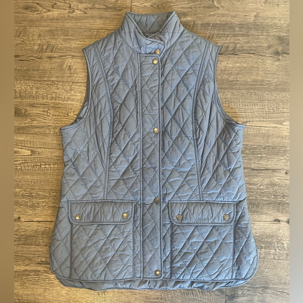 Blue Quilted Vest